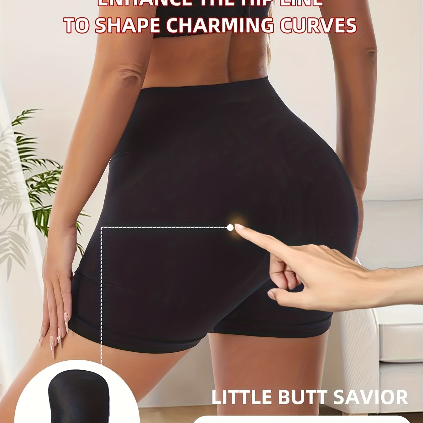 شورت نسائي عالي الخصر