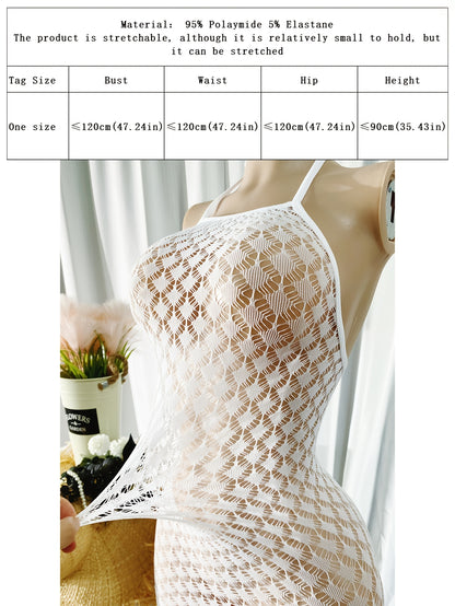 فستان ساطع شفاف للنساء