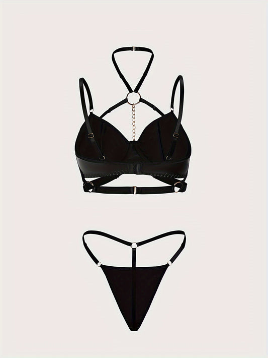 طقم أنيق داكن للنساء