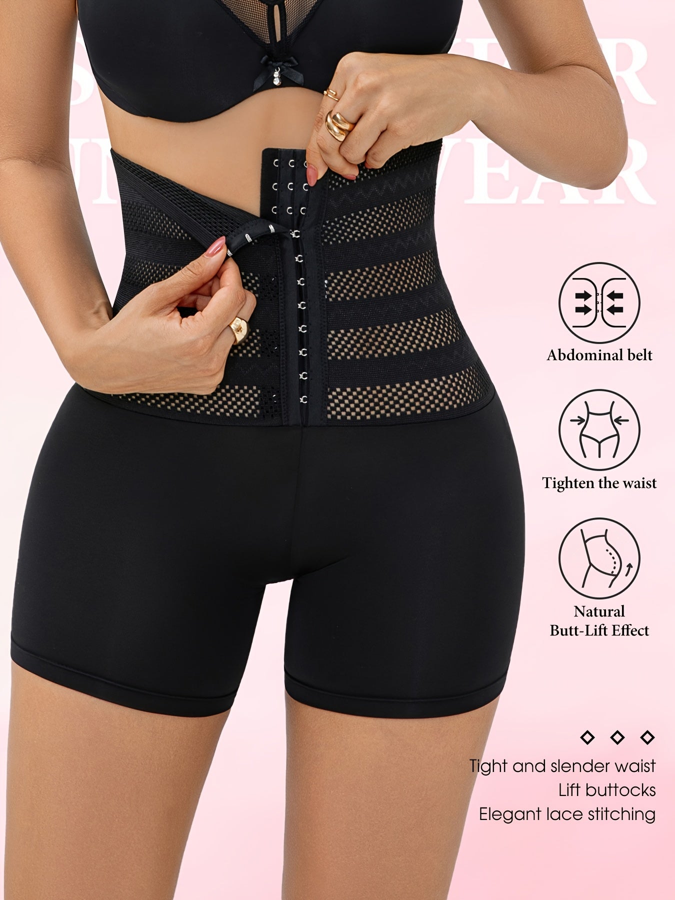 شورت نسائي عالي الخصر