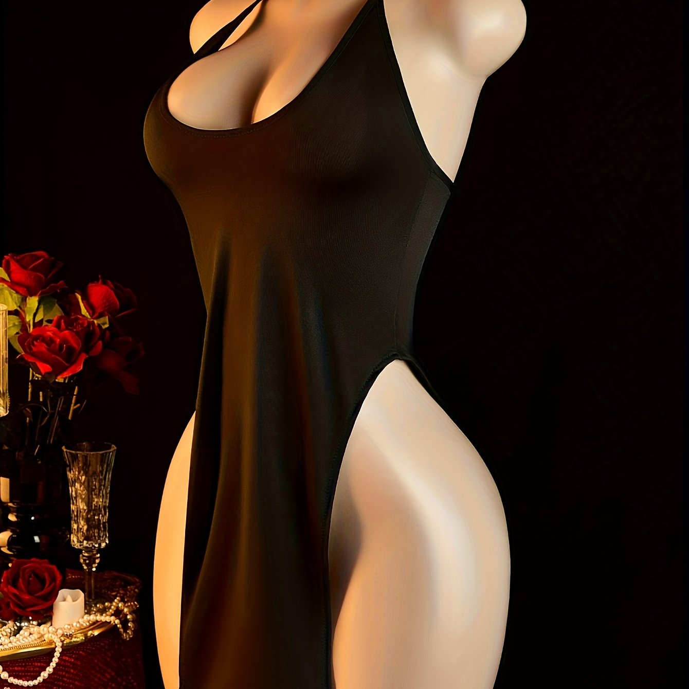 فستان سهرات مكشوف الظهر