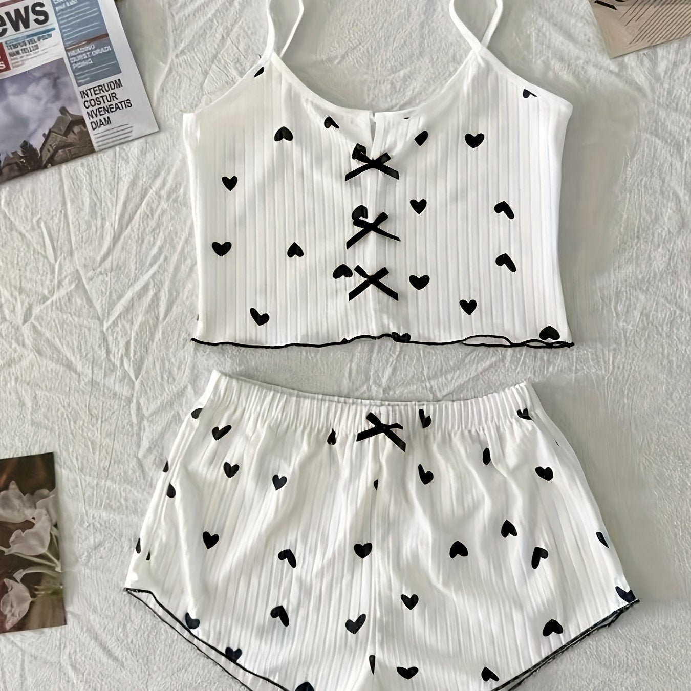 مجموعة بيجامة نسائية ملونة