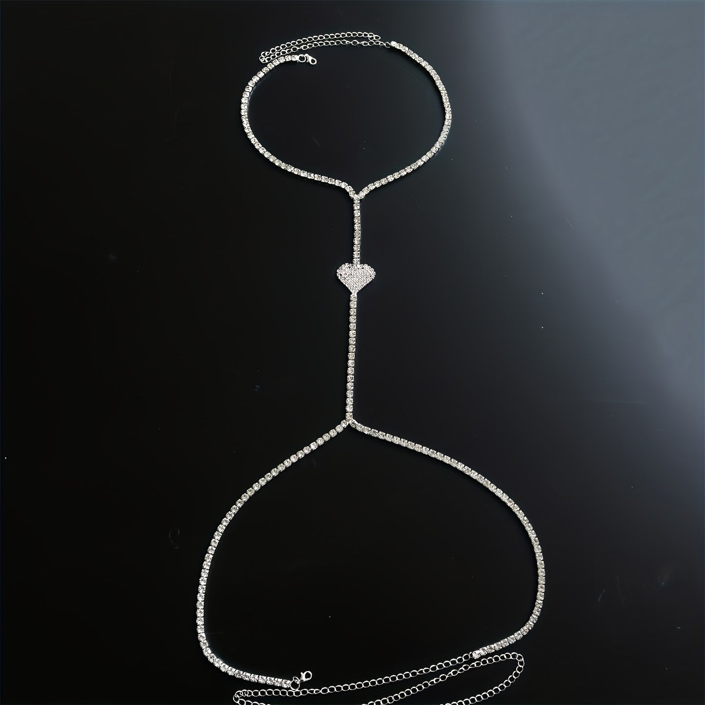 قلادة القلب المتألقة - إكسسوار فريد