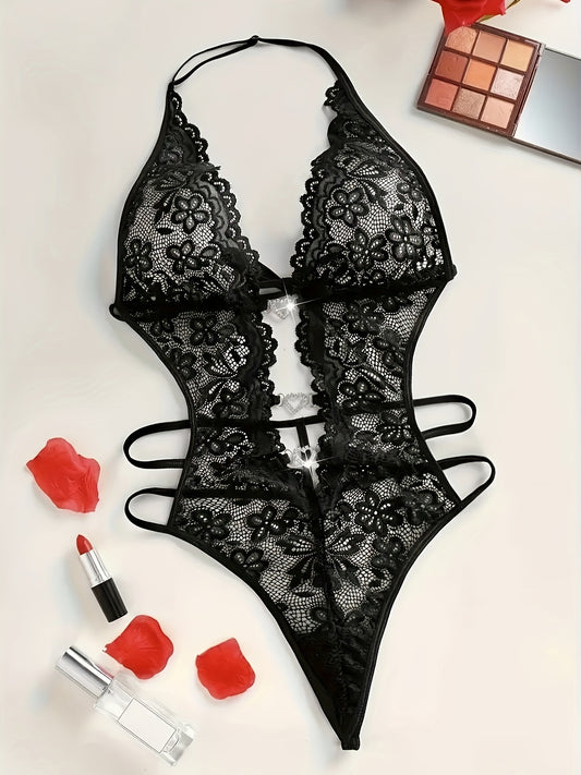 بودي سوت دانتيل فاخر - (توصيل سري ومجاني 📦)