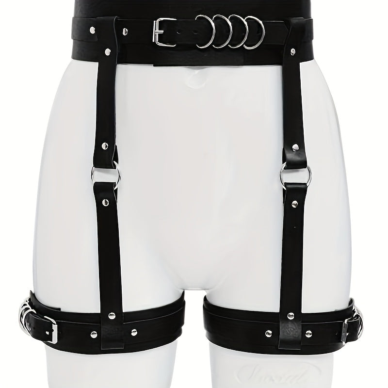 بنطال جلدي فاخر للنساء