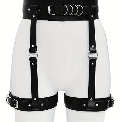 بنطال جلدي فاخر للنساء